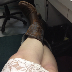 Cowboy Boots And Lace